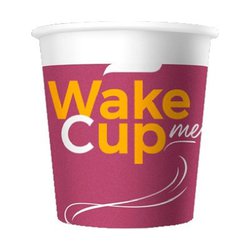 Стакан бумажный одноразовый 100 мл WAKE ME CUP Россия