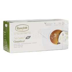 Чай Ronnefeldt Tea-Caddy Гринлиф зеленый KGFOP1 в саше на чайник 20 шт