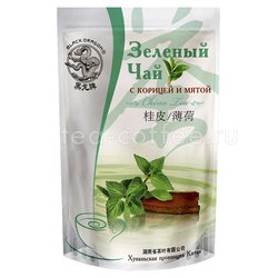 Чай Черный Дракон зеленый с корицей и мятой 100 гр Россия