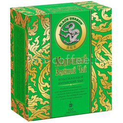 Чай Черный Дракон молочный зеленый в пакетиках 100 шт