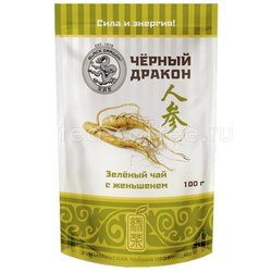 Чай Черный Дракон зеленый с женьшенем 100 г Россия