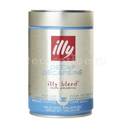 Кофе Illy молотый Decaf (Без кофеина) 250 гр Италия 