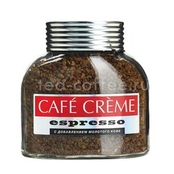 Кофе Cafe Creme растворимый Espresso 100 гр Бразилия