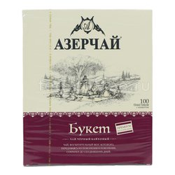 Чай Азерчай Букет Premium Collection черный в пакетиках 100 шт Россия