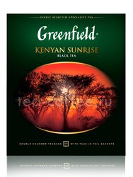 Чай Greenfield Kenyan Sunrise черный в пакетиках 100 шт