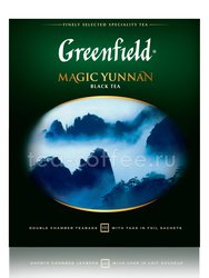 Чай Greenfield Magic Yunnan черный в пакетиках 100 шт Россия