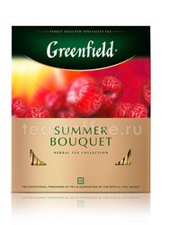 Чай Greenfield Summer Bouquet травяной в пакетиках 100шт Россия