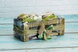 Подарочный набор в деревянном ящике Кофе Россия