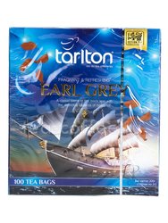 Чай Tarlton Earl Grey черный в пакетиках 100 шт * 2 гр Шри Ланка