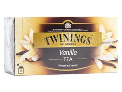 Чай Twinings  Black Tea & Vanilla в пакетиках 25 шт 