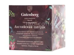 Чай Gutenberg  Английский завтрак черный в пирамидках 12 шт. Россия