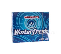 Жевательная резинка Wrigleys Winterfresh Зимняя свежесть