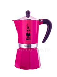 Гейзерная кофеварка Bialetti Rainbow на 6 чашек Фуксия (5013) Италия 