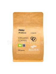 Кофе Блюз Peru Organic Craft в зернах 200 гр (Крафт пакет) Россия