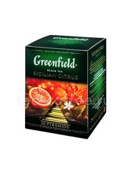Чай Greenfield Sicilian Citrus черный в пирамидках 20 шт Россия