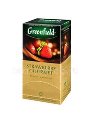 Чай Greenfield Strawberry Gourmet черный в пакетики 25 шт