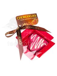 Шоколад белый Chokodelika Сердце малиновое 30 гр Россия