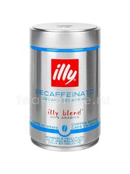 Кофе Illy в зернах Decaffeinato 250 гр Италия 