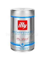 Кофе Illy в зернах Decaffeinato 250 гр