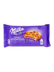 Бисквитное печенье Milka Sensations choc inside 156 гр