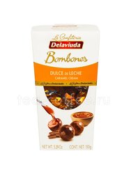 Delaviuda Шоколадные конфеты из молочного шоколада с карамелью 150 г Испания