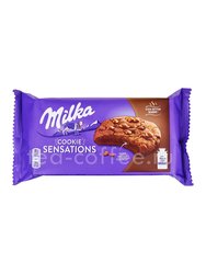 Бисквитное печенье Milka Sensations soft choc inside 156 гр