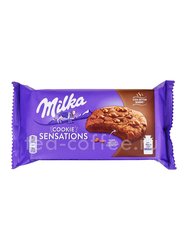 Бисквитное печенье Milka Sensations soft choc inside 156 гр