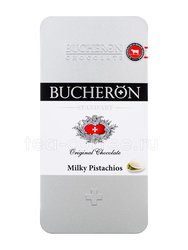 Шоколад Bucheron молочный с фисташками 100 гр