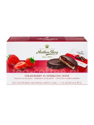 Anthon Berg Шоколадные конфеты с марципаном клубника в шампанском 220 гр 