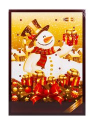 Шоколадный рождественский календарь Chocoland Новогодняя ёлка Мишка, молочный шоколад 50 гр 