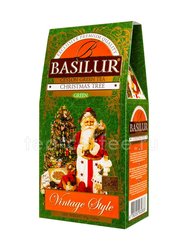 Чай Basilur Винтаж Рождественская Ель зеленый 85 гр Шри Ланка