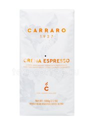 Кофе Carraro в зернах Crema Espresso 1 кг Италия 
