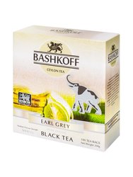 Чай Bashkoff Earl Grey черный с бергамотом в пакетах 100 шт 