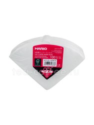Hario Фильтры бумажные для воронок на 4 порции (VCF-02-100H) 