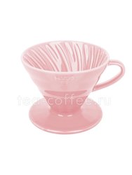 Hario Воронка Керамическая для приготовления кофе, 4 порции Розовый (VDC-02-PPR-UEX) 