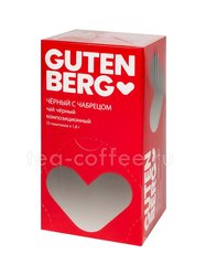 Чай Gutenberg черный с чабрецом в пакетиках 25 шт