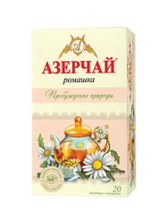 Чай Азерчай Травяной с ромашкой в пакетиках 20 шт Россия