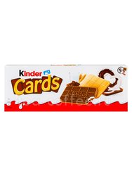 Пирожное Kinder Cards с нежной начинкой (2 шт по 128 гр)