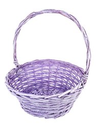 Корзина плетеная большая фиолетовая Lilac 38х17х42 LYM-660003 