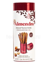El Almendro Хрустящий миндальный туррон с шоколадом (палочки) 126 гр Испания