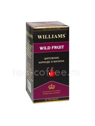 Чай Williams Wild Fruit Фруктовый напиток шиповник, каркаде, малина в пакетиках 25 шт * 2 г 