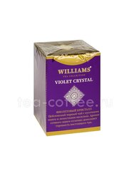 Чай Williams Violet Crystal (Фиолетовый Кристалл) черный с манго и лепестками василька 100 гр 