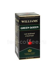 Чай Williams Green Queen зеленый в пакетиках 25 шт * 2 гр