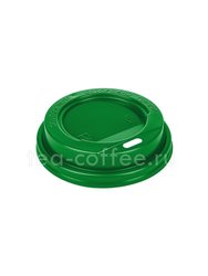 Крышка для стаканов Зеленая 90 мм для 300-400 мл с питейником (100 шт)