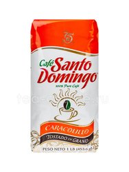 Кофе Santa Domingo в зернах Caracolillo 454 гр Доминиканская Республика  