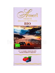 Ameri BIO Горький шоколад 57 % с лесными ягодами плитка 100 г 