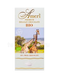 Ameri BIO Молочный шоколад 40% плитка 100 г 