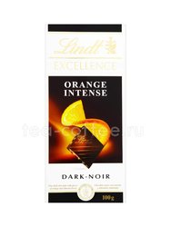 Шоколад в плитках Lindt Excellence Темный с кусочками апельсина и миндаля 100 гр Германия