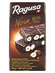 Ragusa Noir Горький шоколад с орехами 100 гр Швейцария