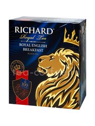 Чай Richard Royal English Breakfast черный 100 пакетиков по 2 гр 